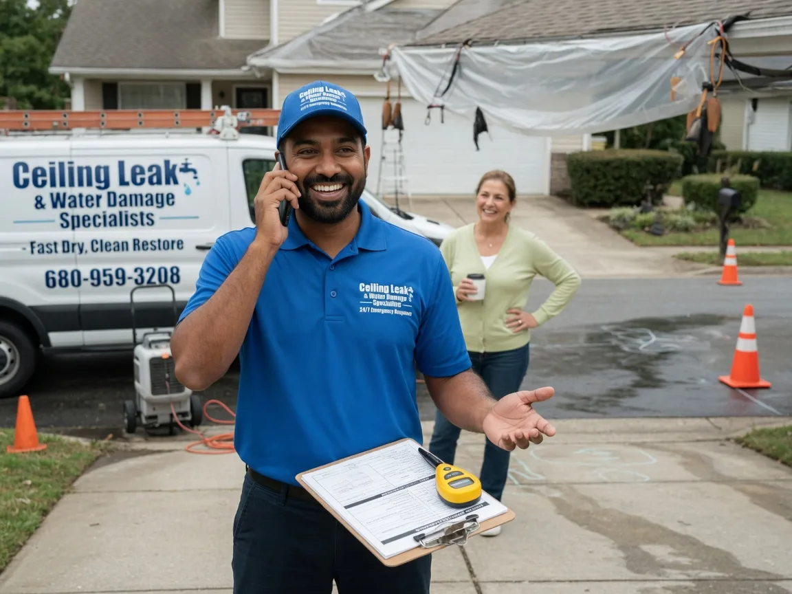Ceiling Leak Cleanup Connelly Springs, NC FAQs